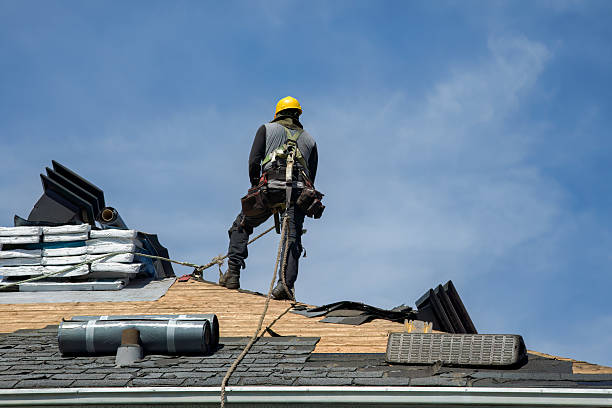 Professional Roofing technician working in Hinsdale, MA